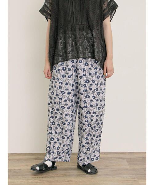 Samansa Mos2 ワンピース＆かぼちゃパンツR&E＊ SAMANSA MOS2 | ◎花柄