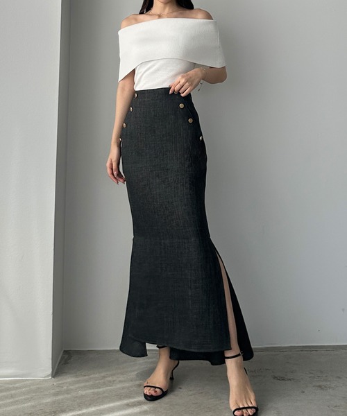 SENEE♡スリットマーメイドスカート　S slit mermaid skirt（スリットマーメイドスカート）（スカート