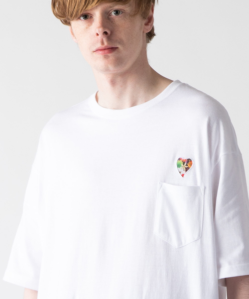 REHACER | rehacer STAND : Flower Heart Big T-Shirt