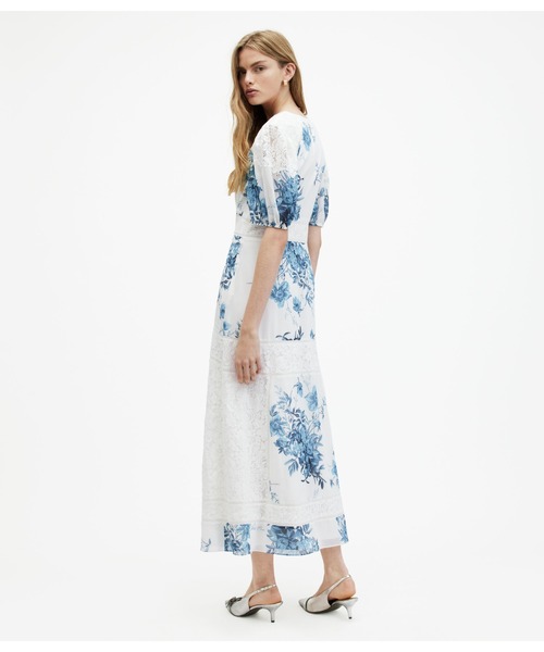ALLSAINTS | DINAH LACE DEKORAH FLORAL MAXI DRESS | DINAH