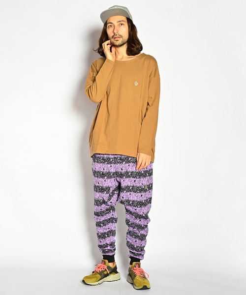 ALDIES | Skull Border Saluel Pants / スカルボーダーサルエル