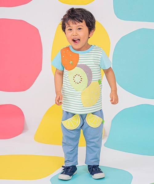 裾フルーツTシャツ&シトラスショートパンツ 裾フルーツTシャツ&シトラスショートパンツ