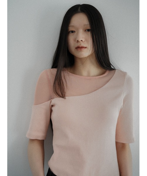 KATRIN TOKYO | sheer mesh combi rib tops - Buyee, an Online Proxy