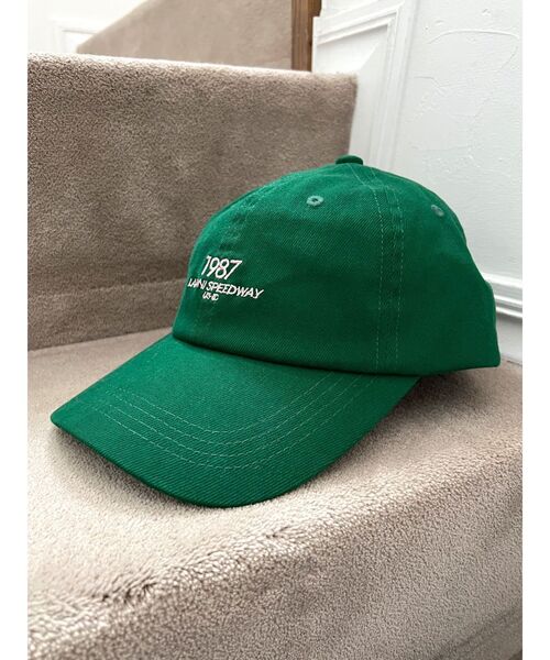 SPORTY & RICH ウール100% キャップ ダークグリーン