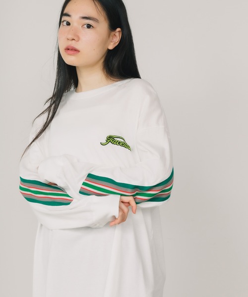 FACETASM | FACETASM/ファセッタズム RIB LONG SLEEVE TEE ロゴ長袖T 