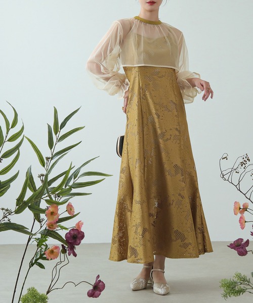 KANA | チュールボレロセット メニーウエイ パーティー ドレス 結婚式