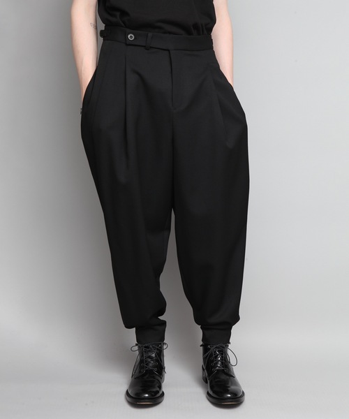 ato】SLUB TWEED FLAIR PANTS フレアパンツ スラックス スラックス