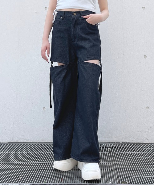 ONE WAY | セパレートデニムパンツ - Buyee, an Online Proxy