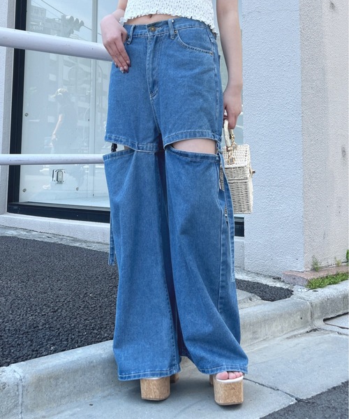 ONE WAY | セパレートデニムパンツ - Buyee, an Online Proxy