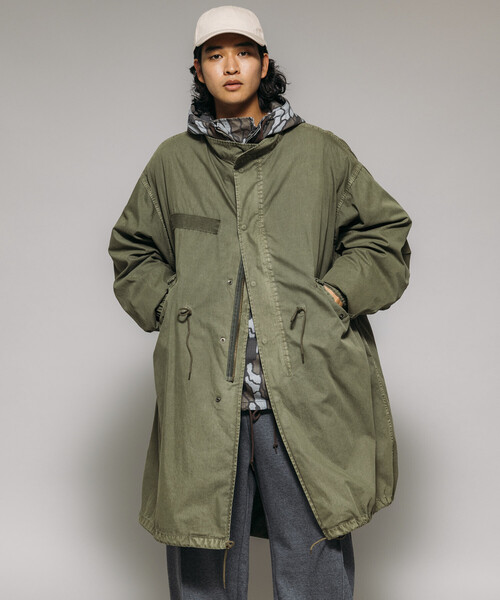 M65 LINER SET/モッズコート ライナー セット 美品 大きめ FREAK'S STORE | フェード加工 M65 LINER SET/モッズコート/ライナー