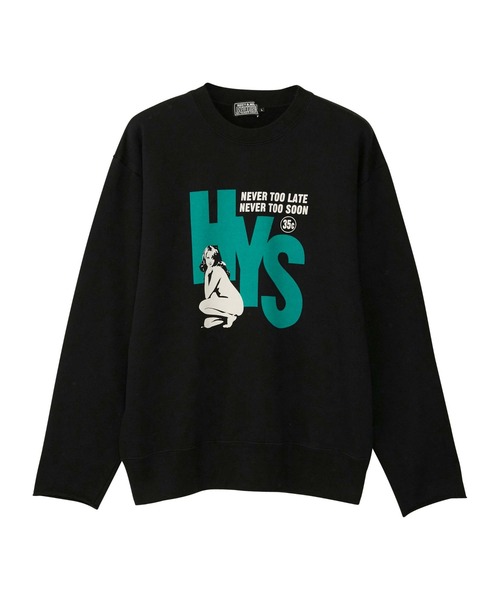 Hysteric Glamour　半袖スウェット　CRAMPS　切りっぱなし STYLING | HYSTERIC GLAMOUR ONLINE STORE ヒステリックグラマー